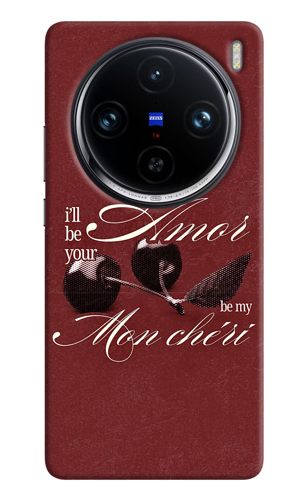 Velvet Cherry Vivo X100 Pro Back Cover