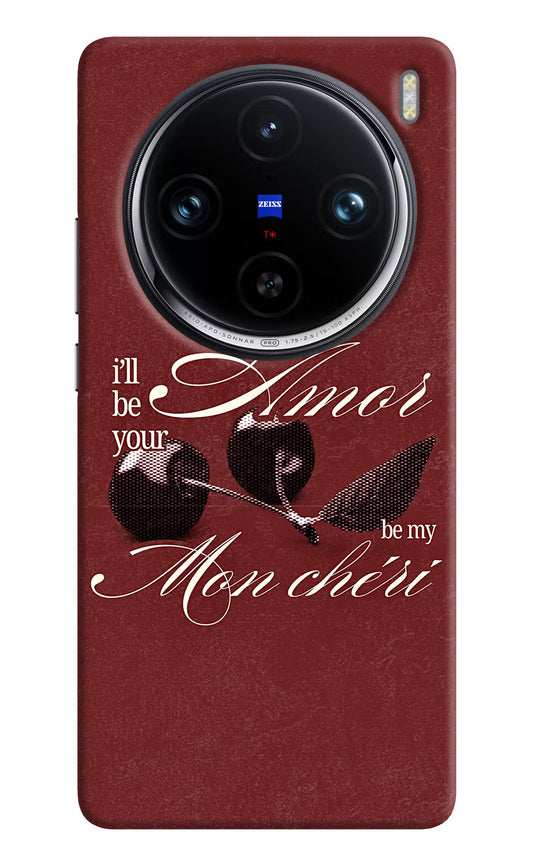 Velvet Cherry Vivo X100 Pro Back Cover