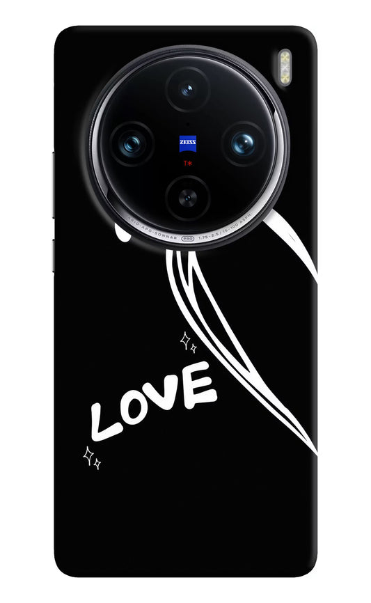 Love Line Vivo X100 Pro Hard Case Back Cover by Casekaro