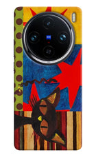 Pop Cat Vivo X100 Pro Back Cover