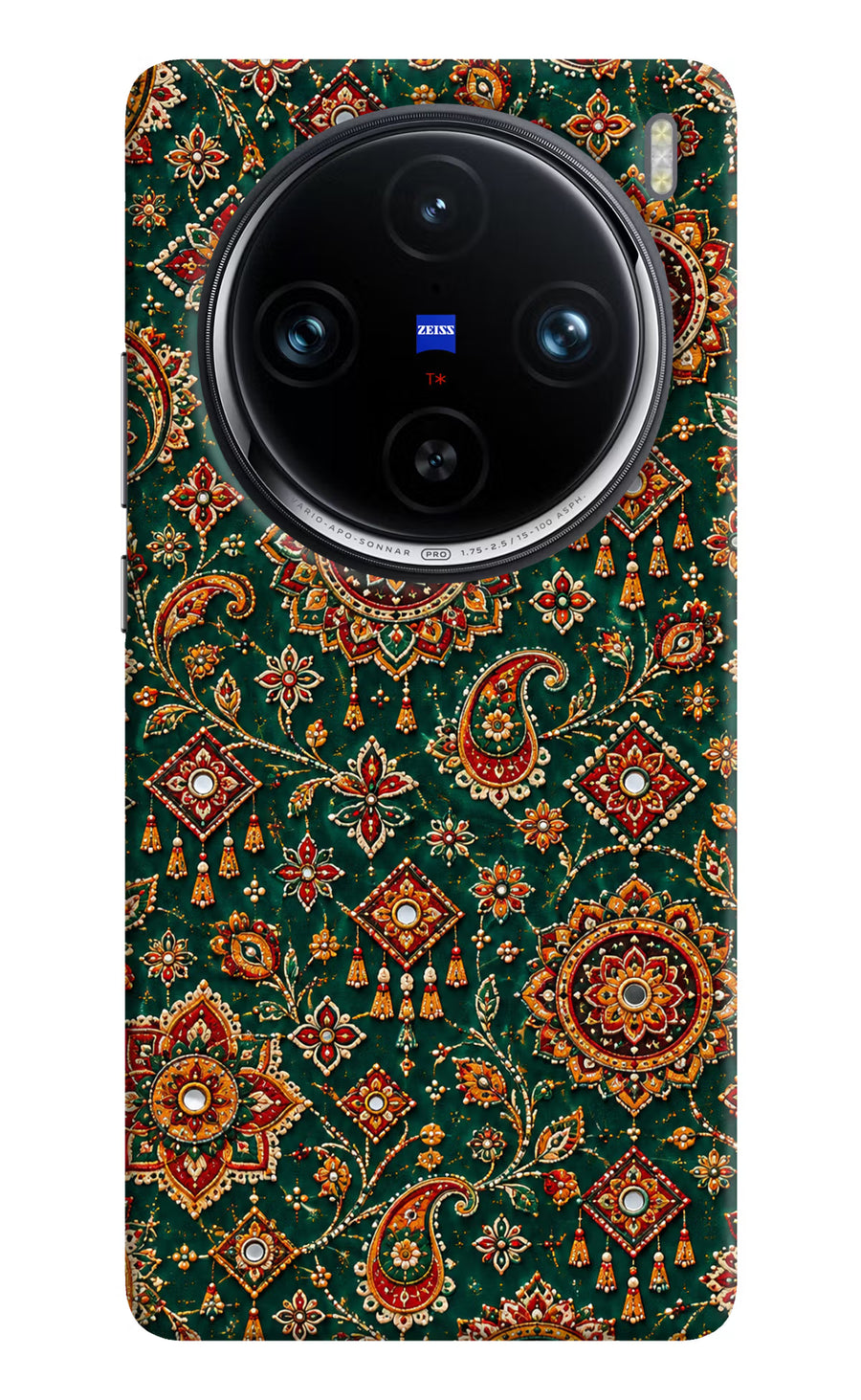 Green Pataka Vivo X100 Pro Back Cover, Hard case