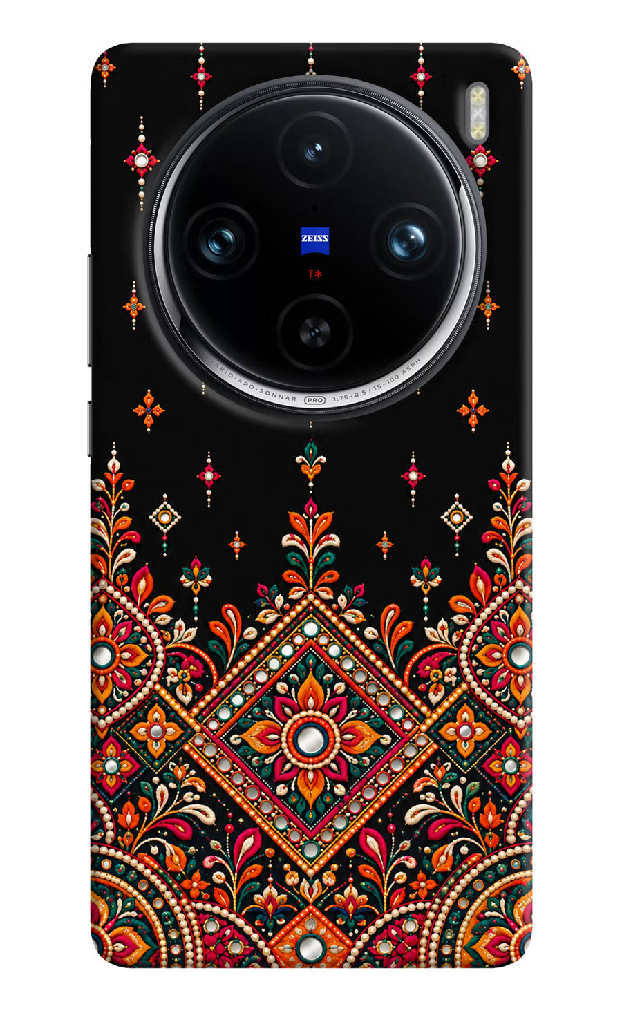 Noir Mehfil Vivo X100 Pro Back Cover, Hard case
