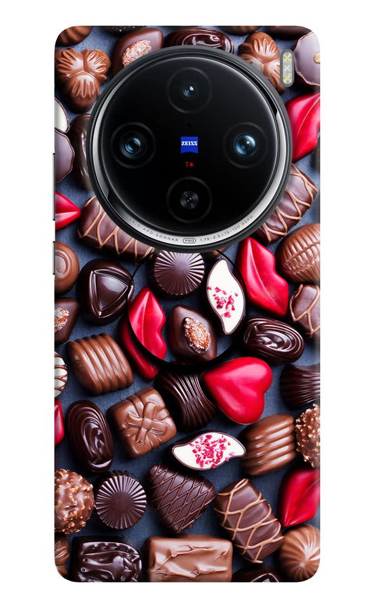Chocolates Vivo X100 Pro Pop Case by Casekaro