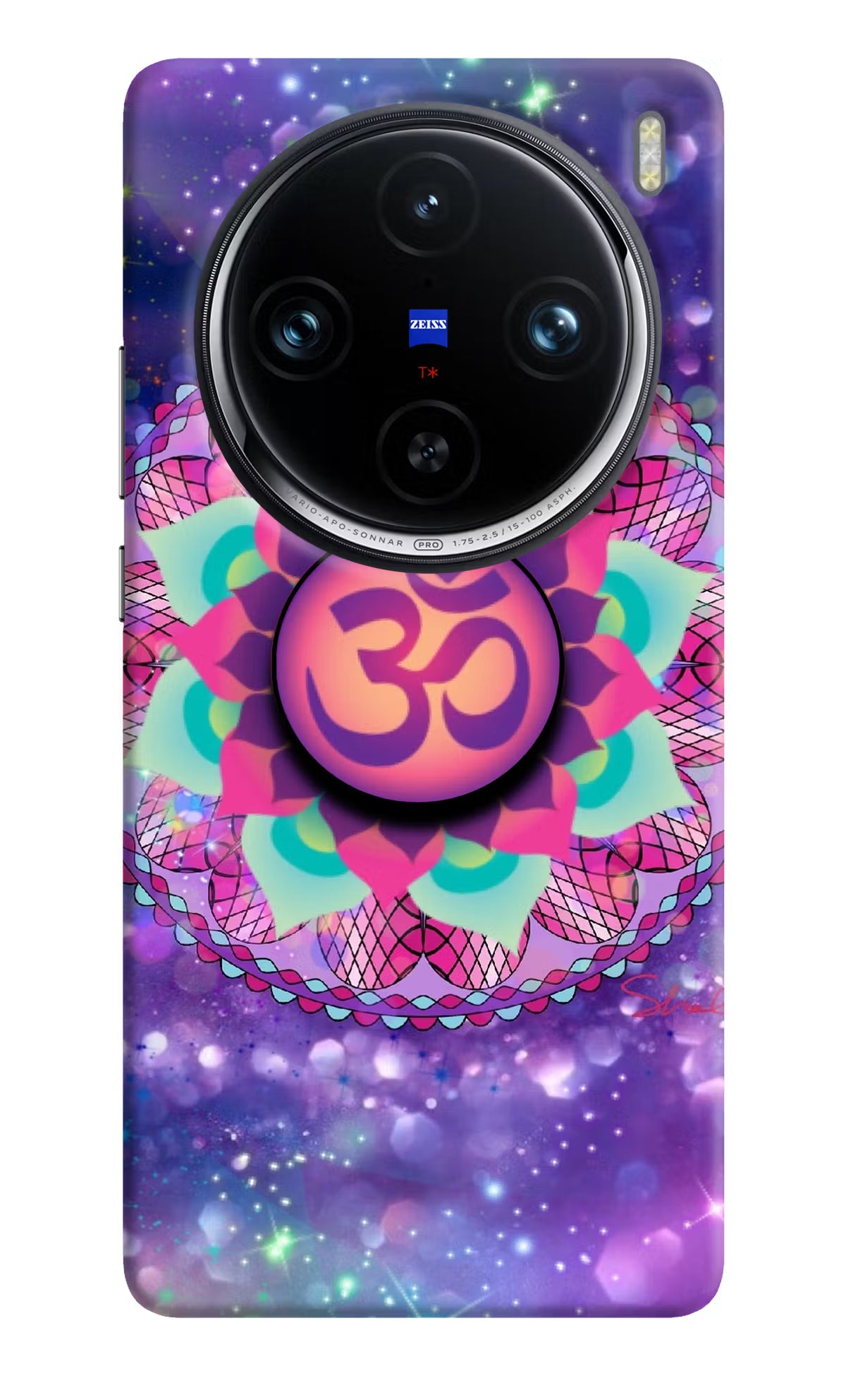 Om Purple Vivo X100 Pro Pop Case by Casekaro