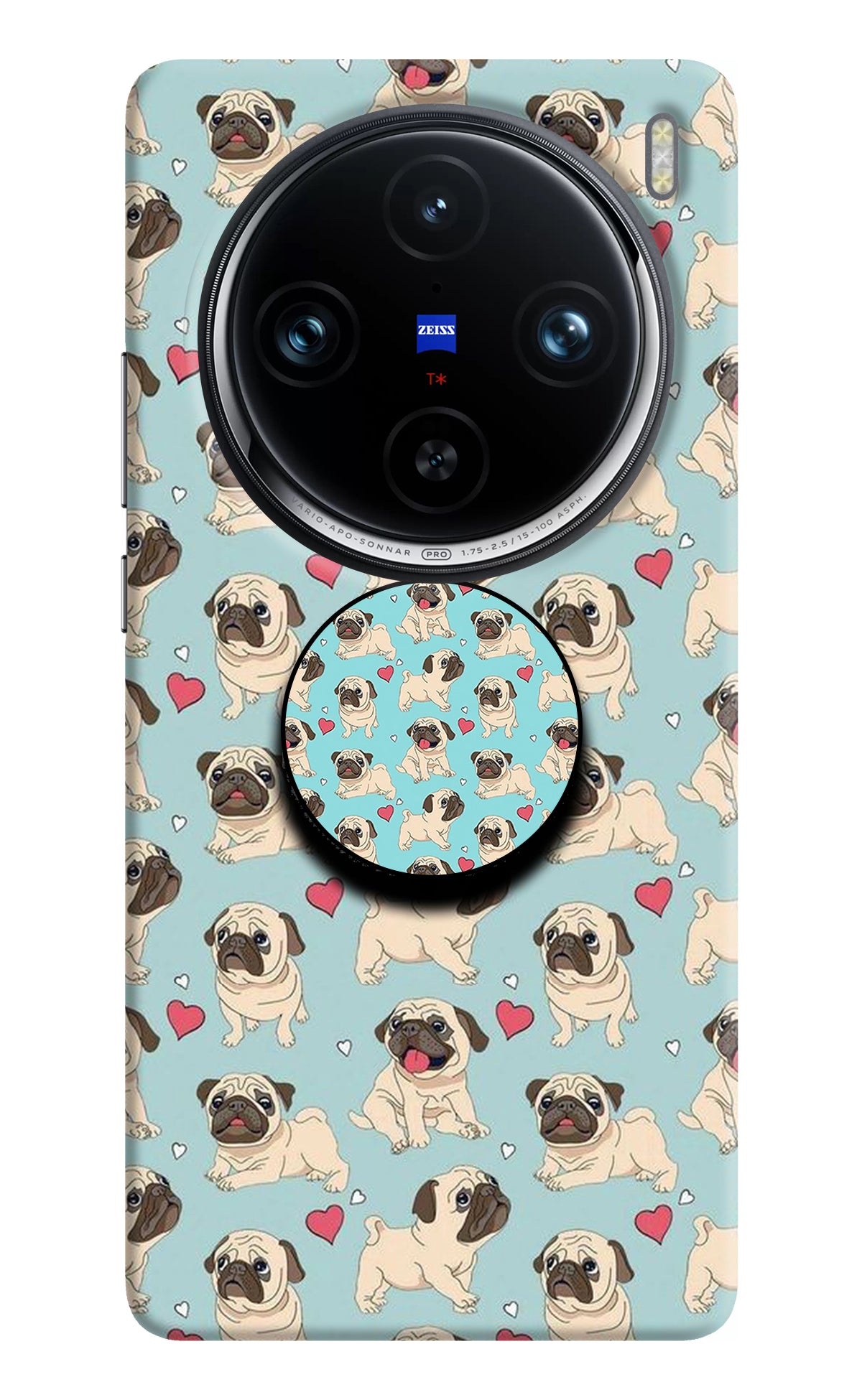 Pug Dog Vivo X100 Pro Pop Case