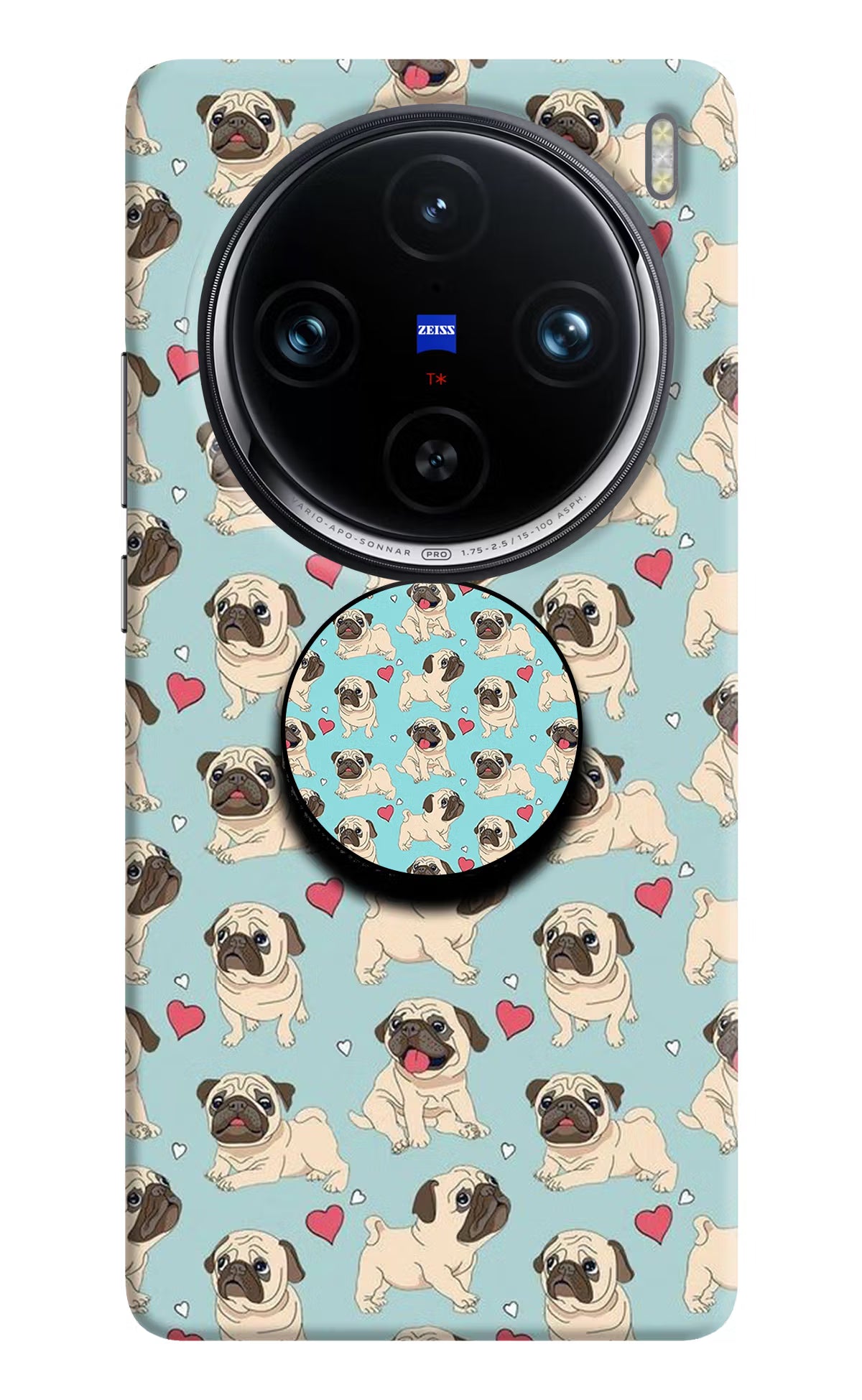Pug Dog Vivo X100 Pro Pop Case by Casekaro