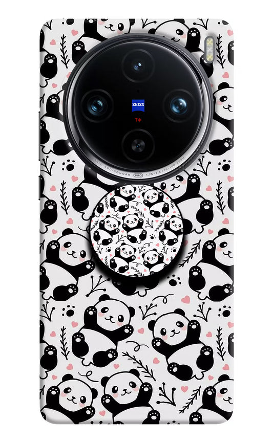 Cute Panda Vivo X100 Pro Pop Case by Casekaro