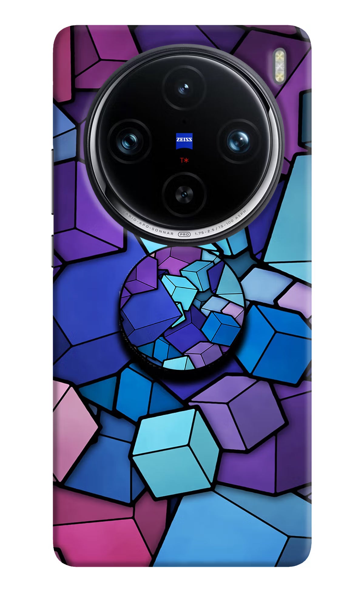 Cubic Abstract Vivo X100 Pro Pop Case by Casekaro