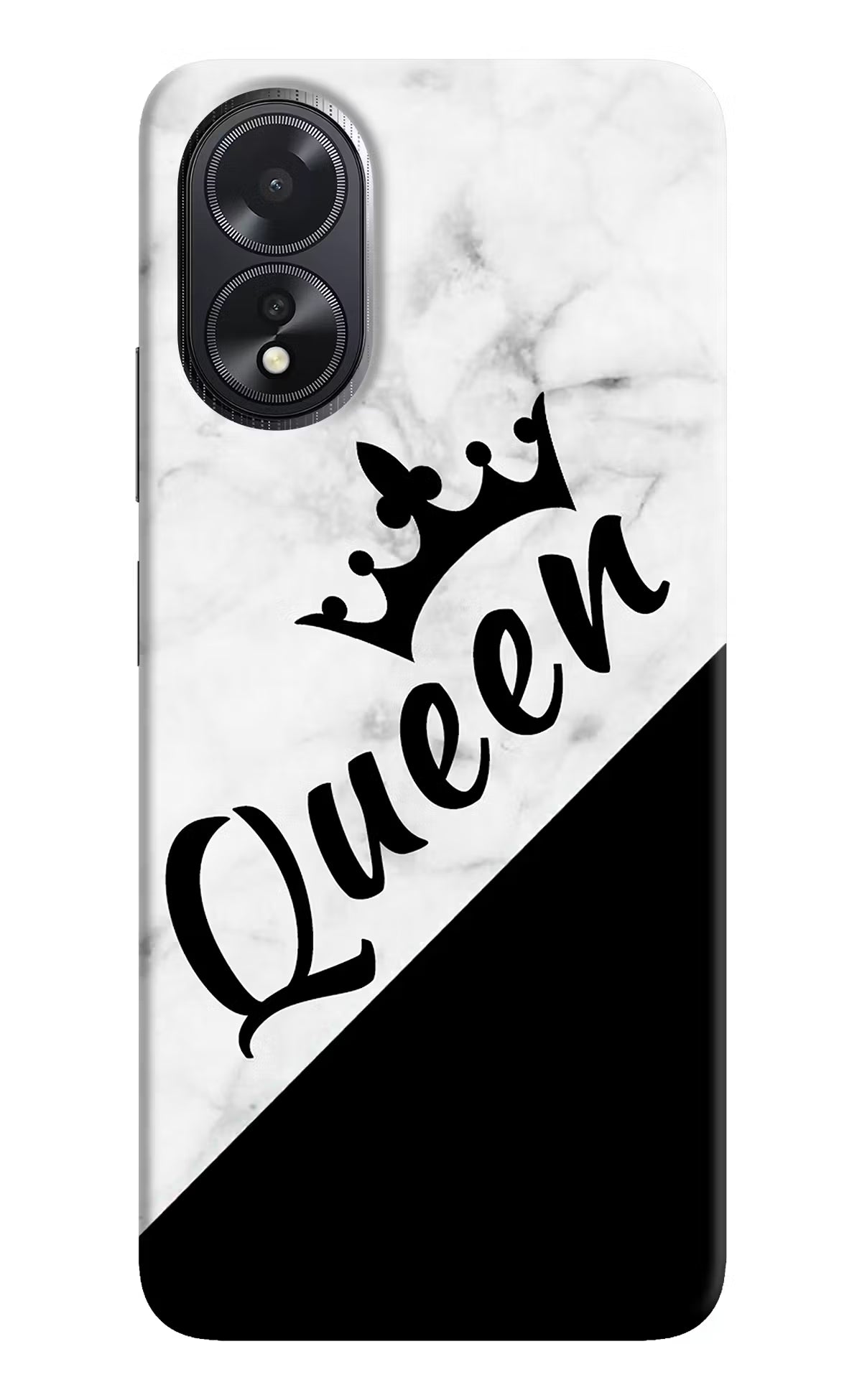 Queen Oppo A18/Oppo A38 Hard Case Back Cover by Casekaro