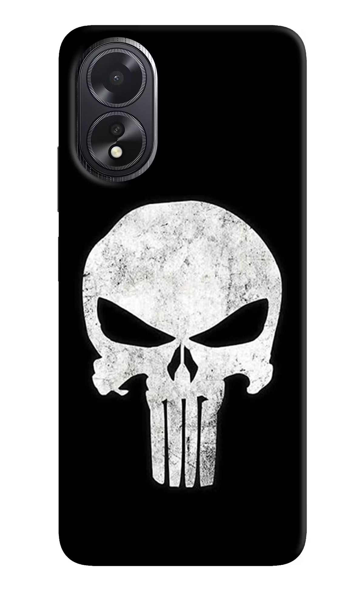 Punisher Skull Oppo A18/Oppo A38 Hard Case Back Cover by Casekaro