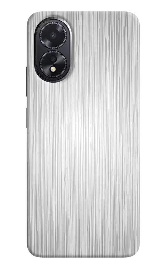 Wooden Grey Texture Oppo A18/Oppo A38 Hard Case Back Cover by Casekaro
