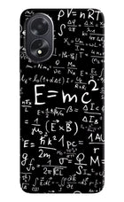 Physics Formula Oppo A18/Oppo A38 Hard Case Back Cover by Casekaro