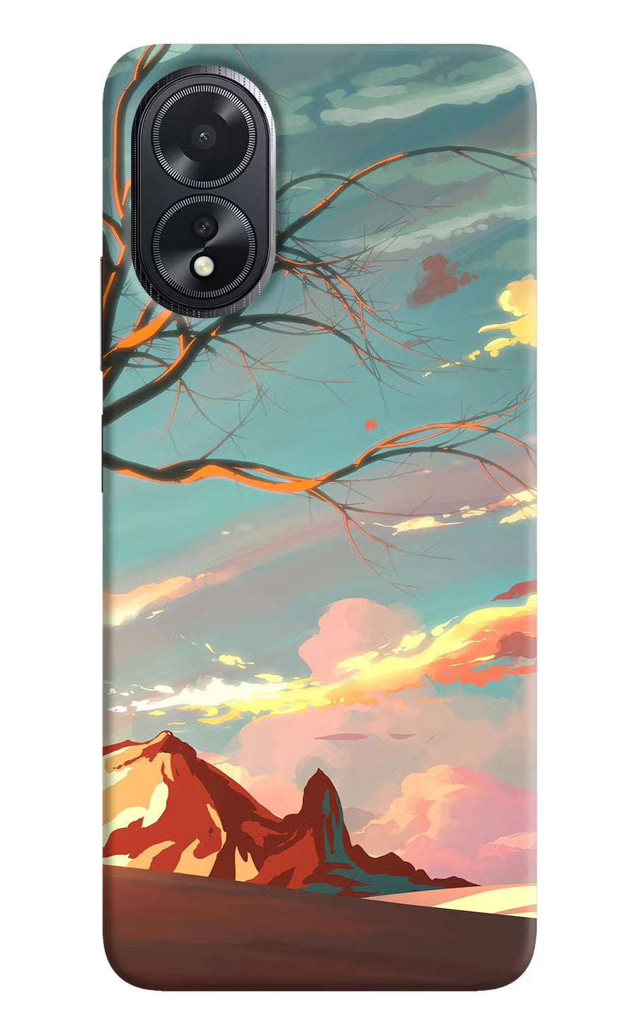 Scenery Oppo A18/Oppo A38 Back Cover, Hard case