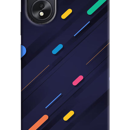 Abstract Design Oppo A18/Oppo A38 Hard Case Back Cover by Casekaro