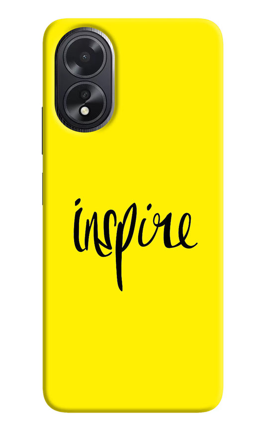 Inspire Oppo A18/Oppo A38 Hard Case Back Cover by Casekaro