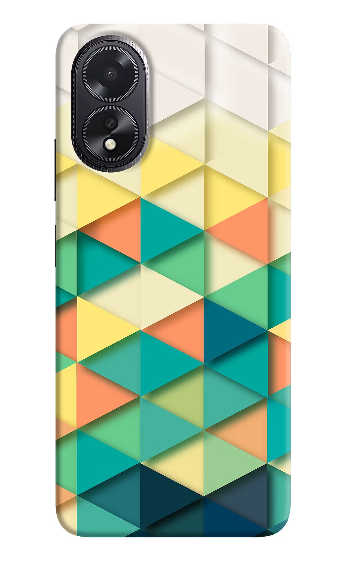 Abstract Oppo A18/Oppo A38 Hard Case Back Cover by Casekaro