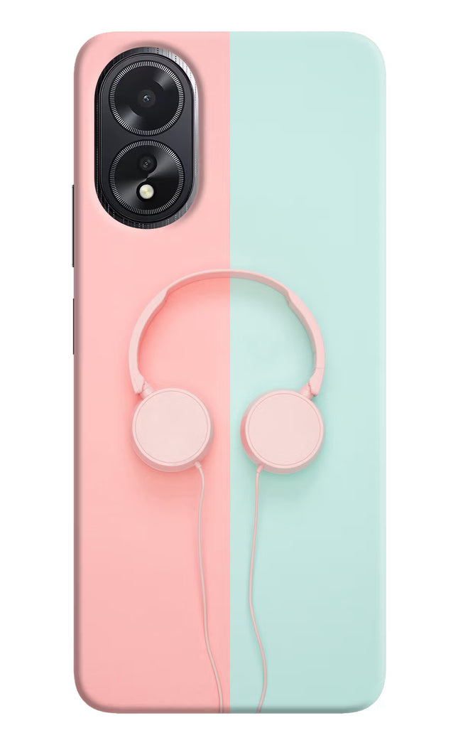 Music Lover Oppo A18/Oppo A38 Hard Case Back Cover by Casekaro