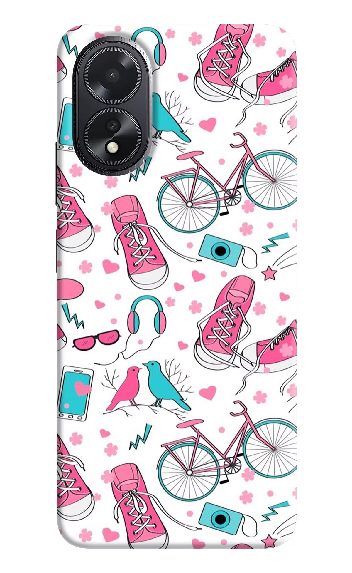 Artwork Oppo A18/Oppo A38 Hard Case Back Cover by Casekaro