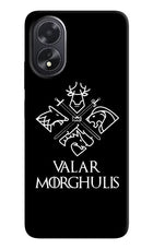 Valar Morghulis | Game Of Thrones Oppo A18/Oppo A38 Hard Case Back Cover by Casekaro