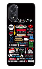 FRIENDS Oppo A18/Oppo A38 Hard Case Back Cover by Casekaro