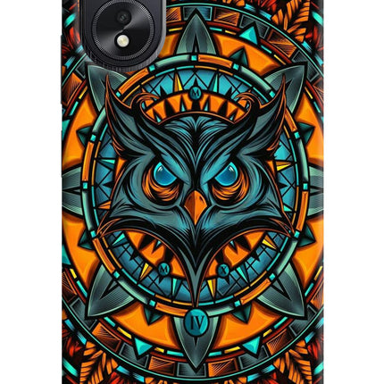 Angry Owl Art Oppo A18/Oppo A38 Hard Case Back Cover by Casekaro