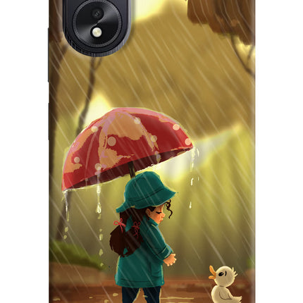 Rainy Day Oppo A18/Oppo A38 Hard Case Back Cover by Casekaro