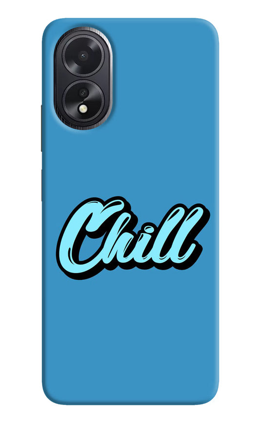 Chill Oppo A18/Oppo A38 Hard Case Back Cover by Casekaro