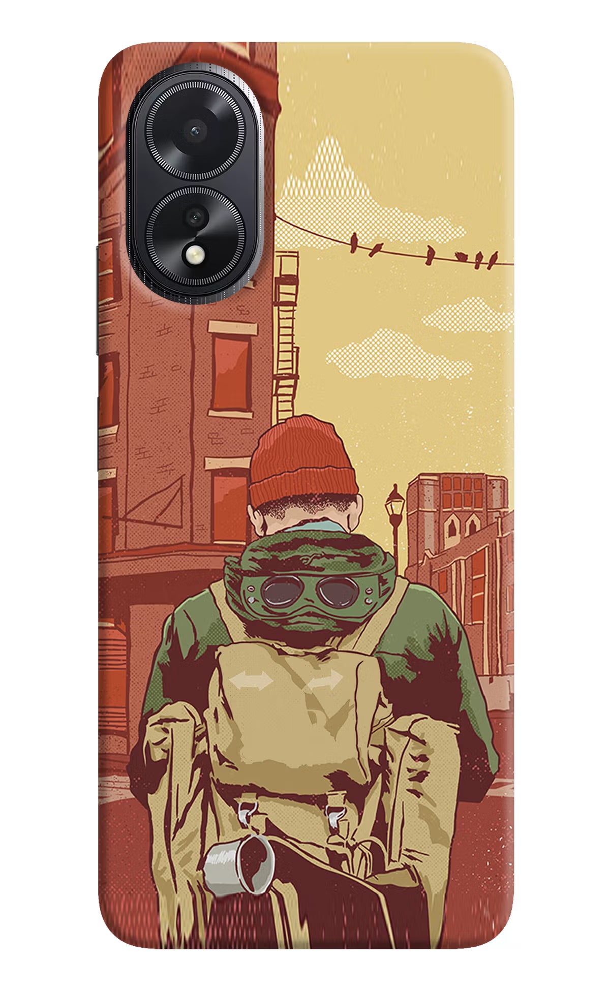 Adventurous Oppo A18/Oppo A38 Hard Case Back Cover by Casekaro