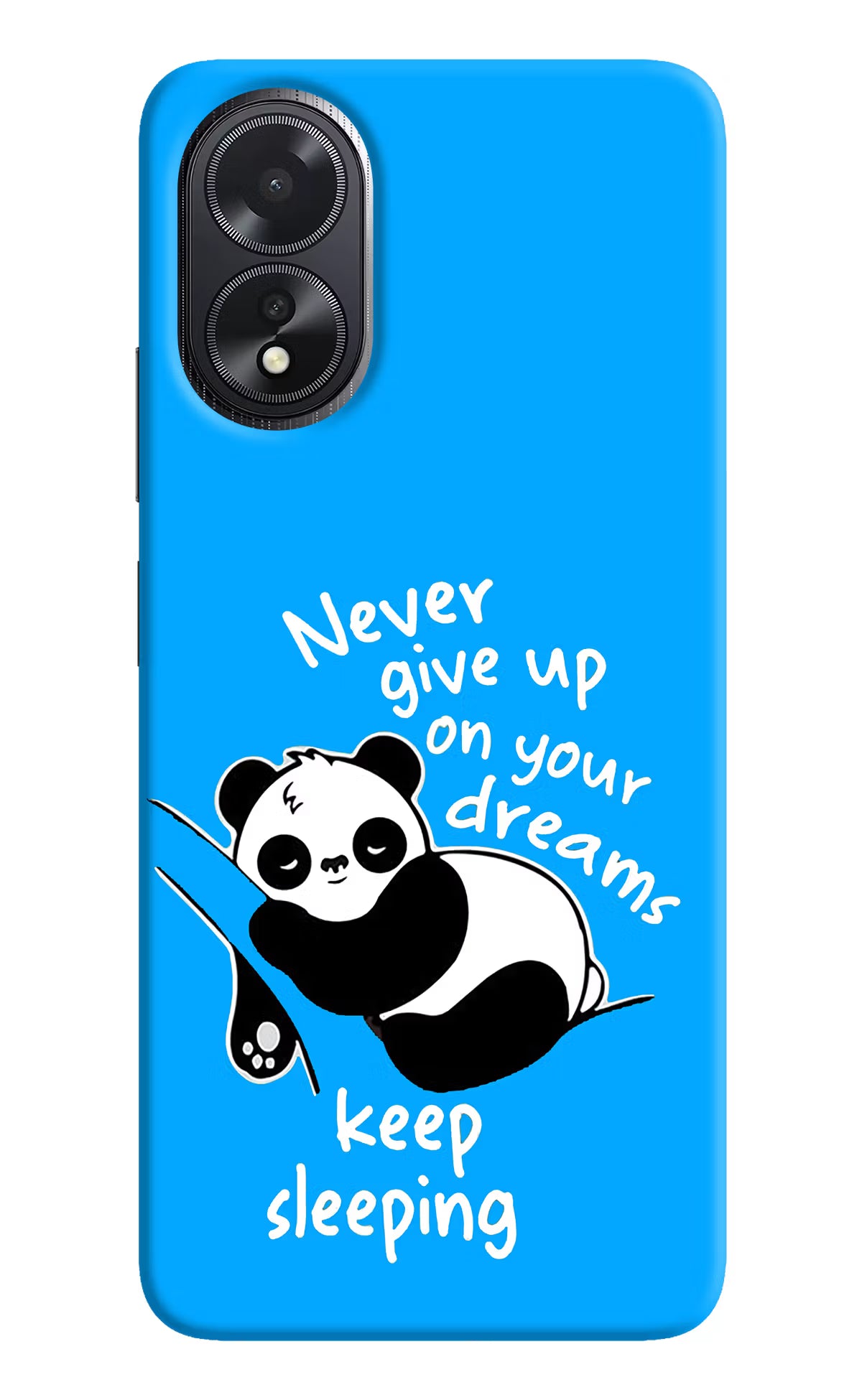 Keep Sleeping Oppo A18/Oppo A38 Hard Case Back Cover by Casekaro