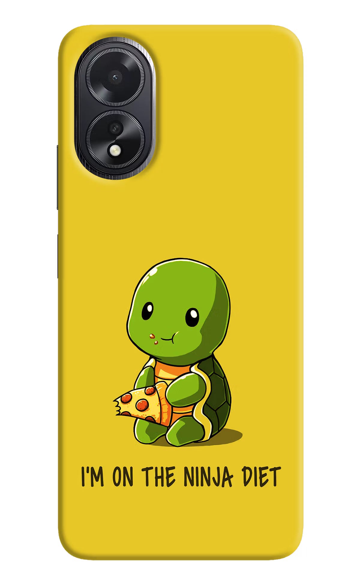 I'm on Ninja Diet Oppo A18/Oppo A38 Hard Case Back Cover by Casekaro