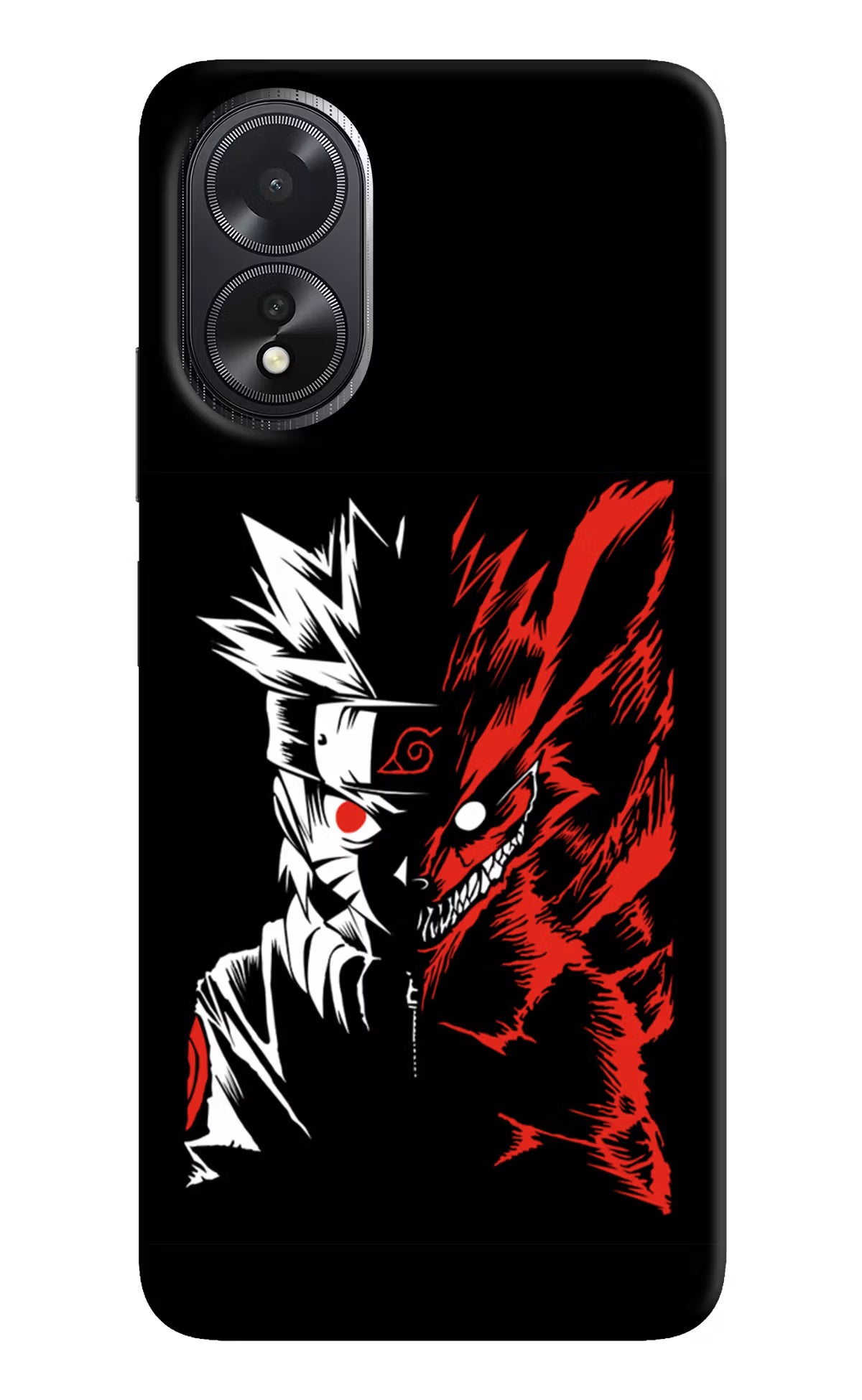 Naruto Two Face Oppo A18/Oppo A38 Hard Case Back Cover by Casekaro