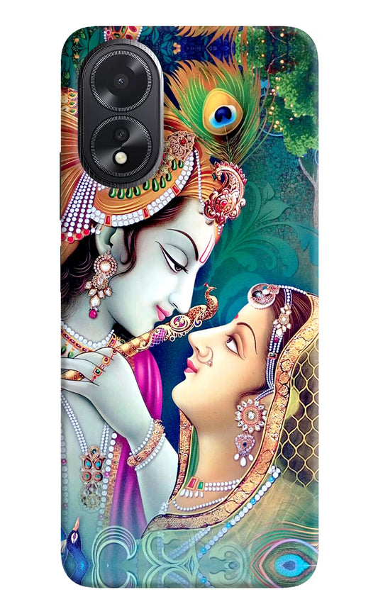 Lord Radha Krishna Oppo A18/Oppo A38 Hard Case Back Cover by Casekaro