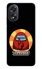 Among Us Shhh! Oppo A18/Oppo A38 Hard Case Back Cover by Casekaro