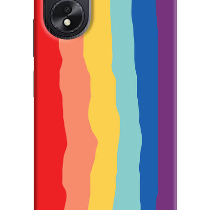 Rainbow Oppo A18/Oppo A38 Hard Case Back Cover by Casekaro