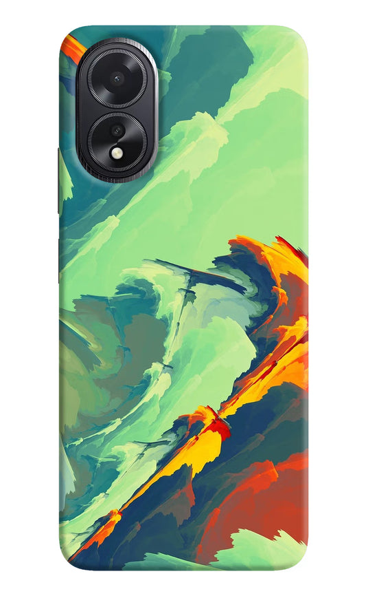 Paint Art Oppo A18/Oppo A38 Hard Case Back Cover by Casekaro