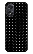 White Dots Oppo A18/Oppo A38 Hard Case Back Cover by Casekaro