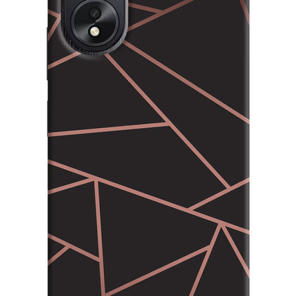 Geometric Pattern Oppo A18/Oppo A38 Hard Case Back Cover by Casekaro