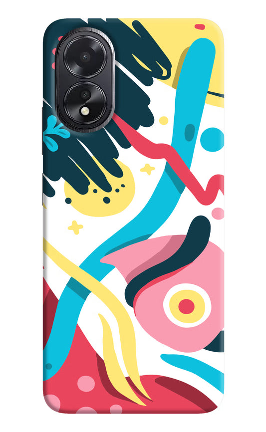 Trippy Oppo A18/Oppo A38 Hard Case Back Cover by Casekaro