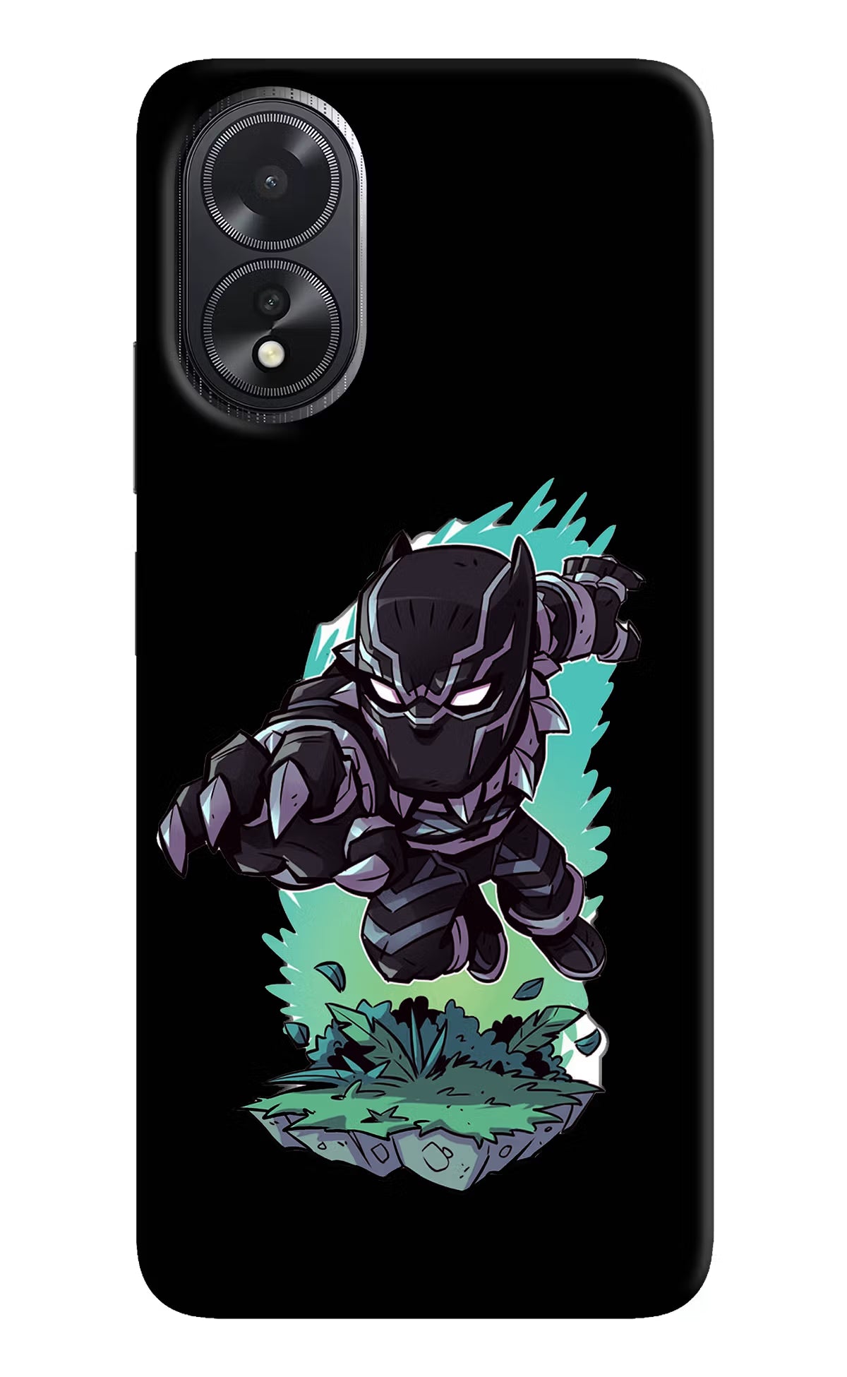 Black Panther Oppo A18/Oppo A38 Hard Case Back Cover by Casekaro
