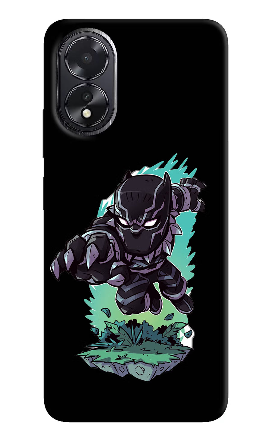 Black Panther Oppo A18/Oppo A38 Back Cover, Hard case