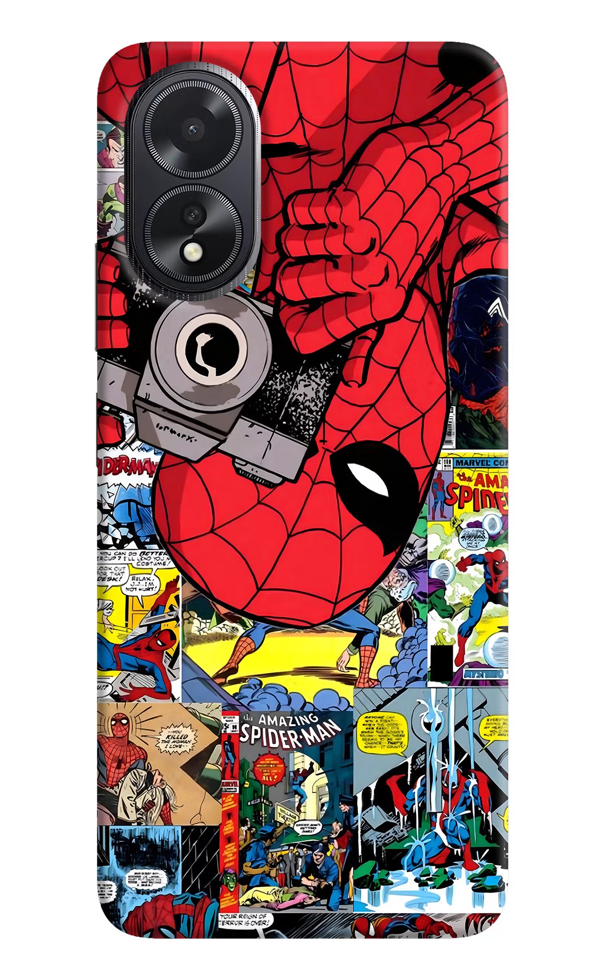 Spider Man Oppo A18/Oppo A38 Hard Case Back Cover by Casekaro