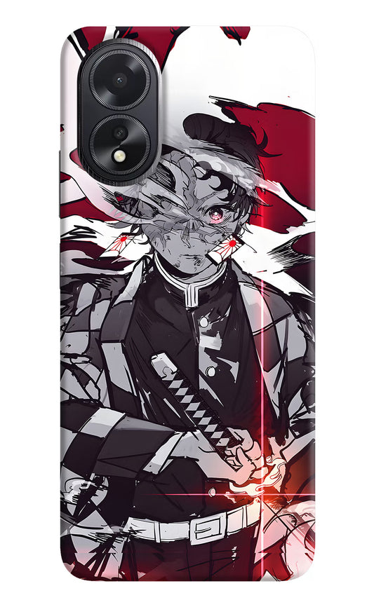 Demon Slayer Oppo A18/Oppo A38 Hard Case Back Cover by Casekaro
