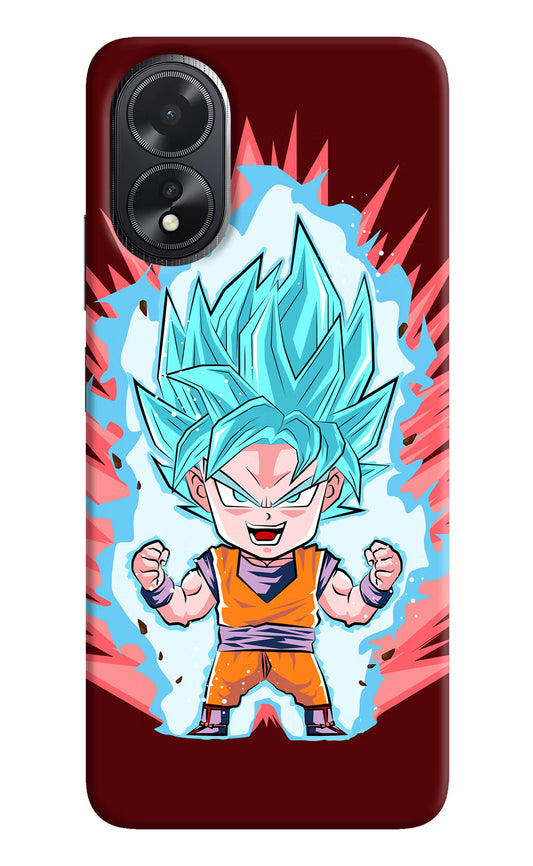 Goku Little Oppo A18/Oppo A38 Hard Case Back Cover by Casekaro