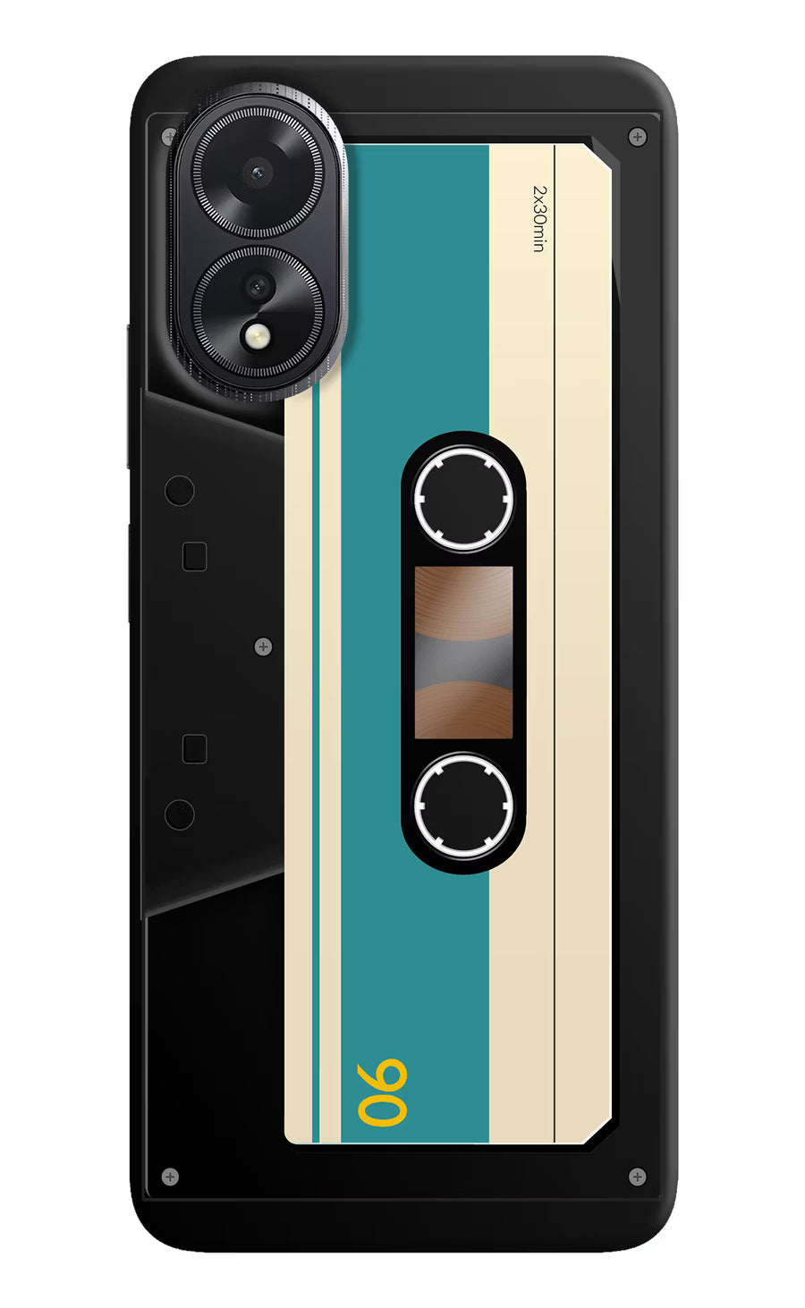 Cassette Oppo A18/Oppo A38 Back Cover, Hard case