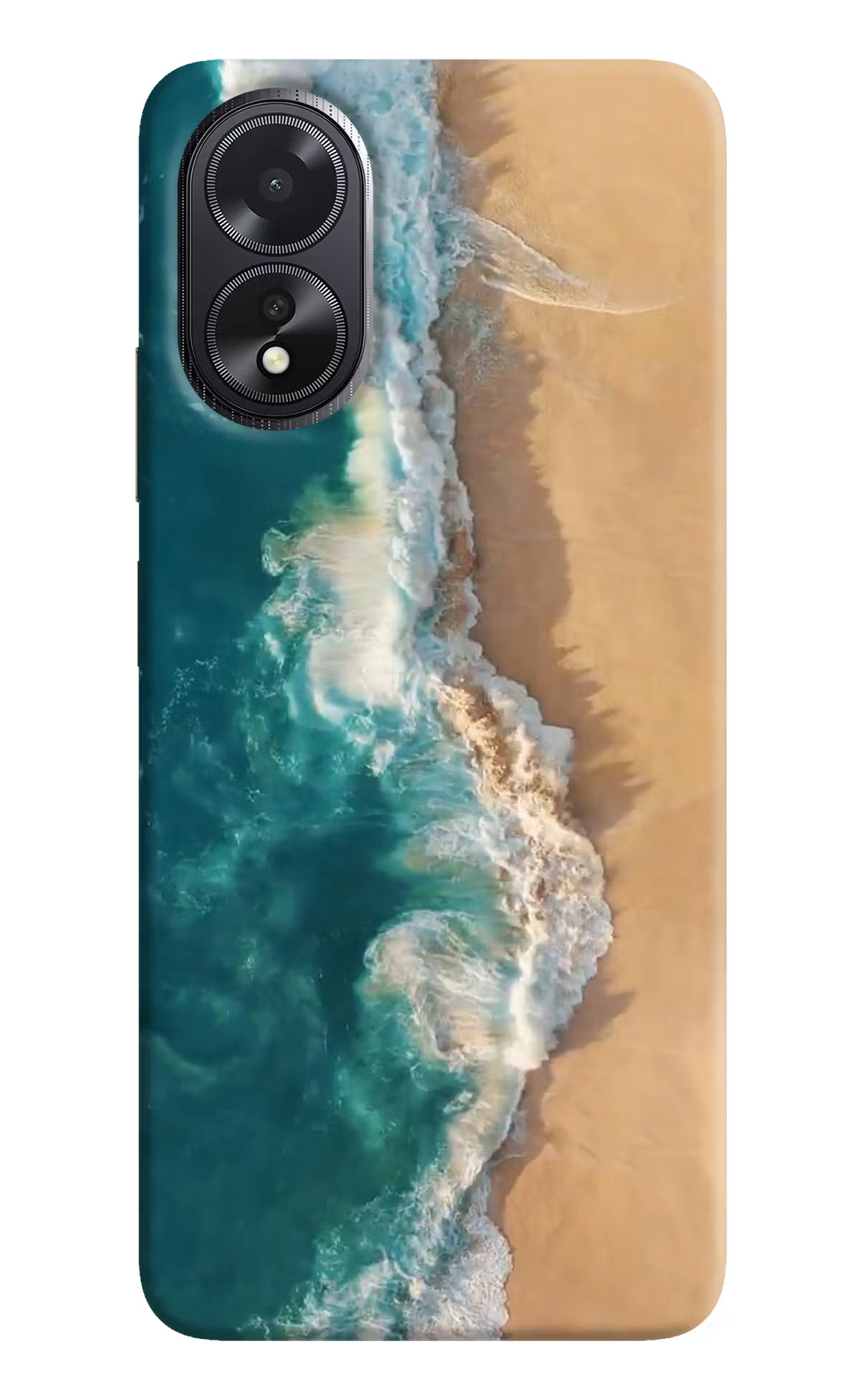 Ocean Beach Oppo A18/Oppo A38 Hard Case Back Cover by Casekaro