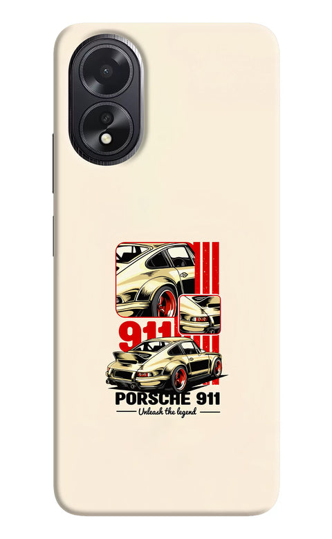 Classic Porsche 911 Oppo A18/Oppo A38 Back Cover