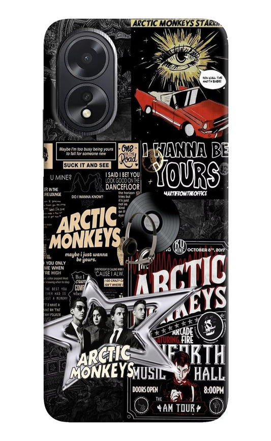 Arctic Monkeys Oppo A18/Oppo A38 Back Cover