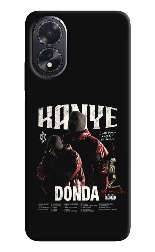 Donda Kanye West Oppo A18/Oppo A38 Back Cover