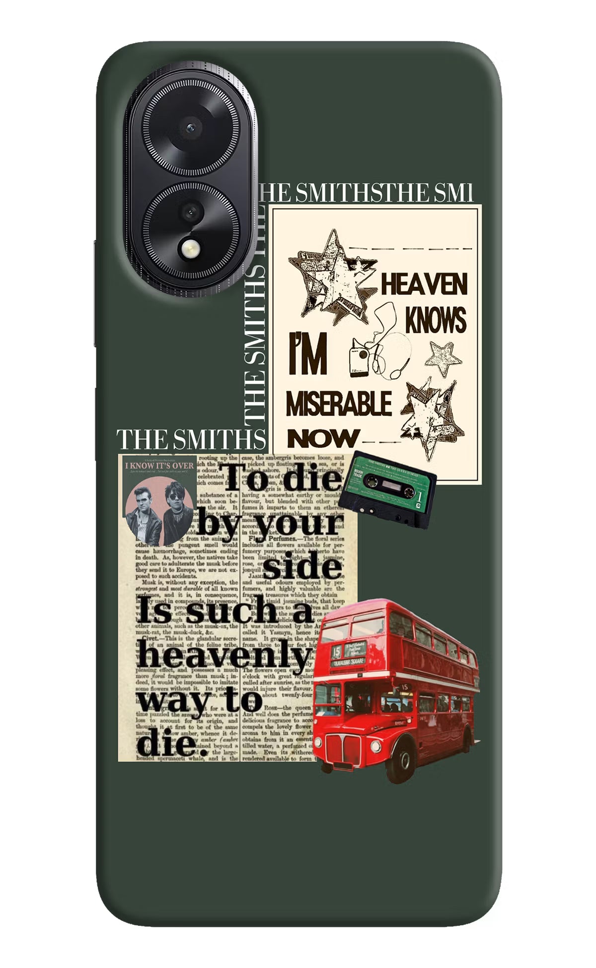 The Smiths Oppo A18/Oppo A38 Hard Case Back Cover by Casekaro