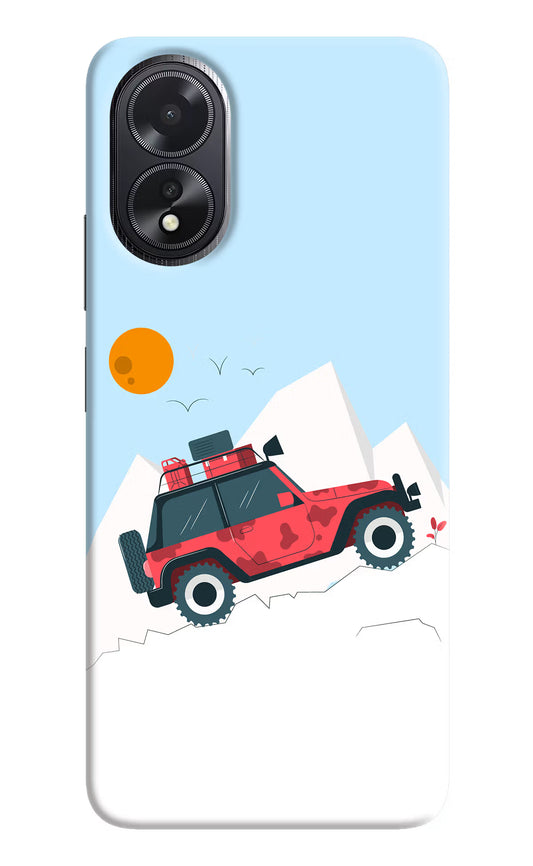 Mountain Trail Beast Oppo A18/Oppo A38 Hard Case Back Cover by Casekaro